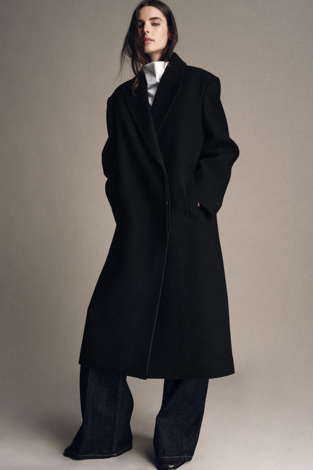 ПАЛЬТО ИЗ СМЕСОВОЙ ШЕРСТИ — ZW COLLECTION