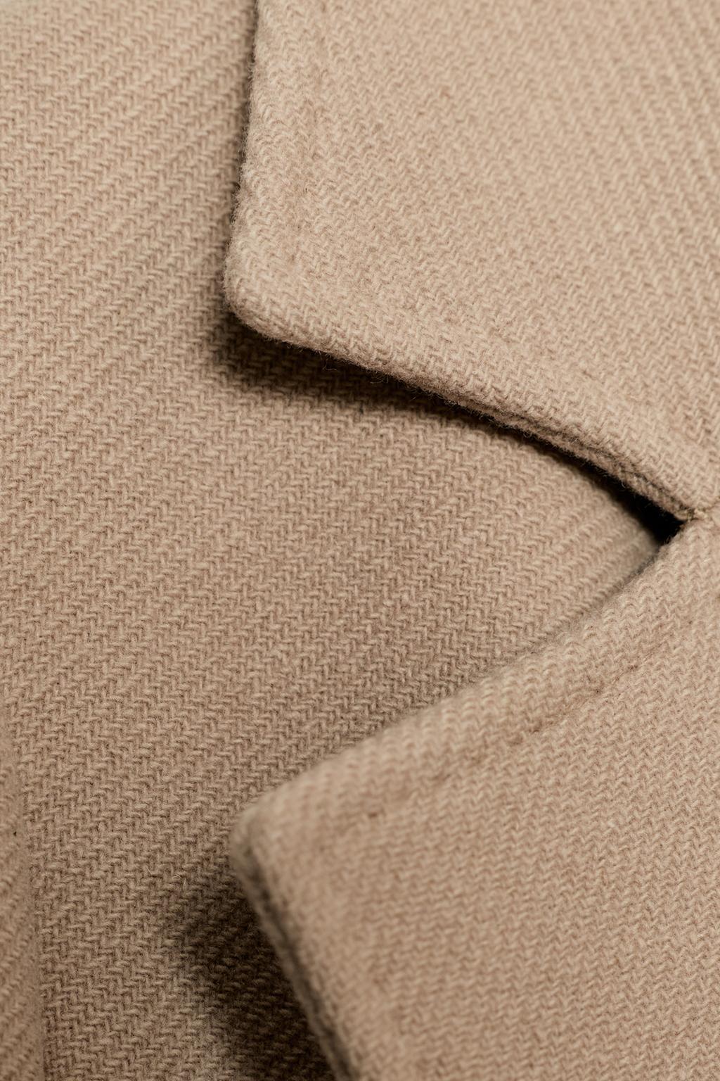 ПАЛЬТО ИЗ СМЕСОВОЙ ШЕРСТИ С ПОЯСОМ — ZW COLLECTION