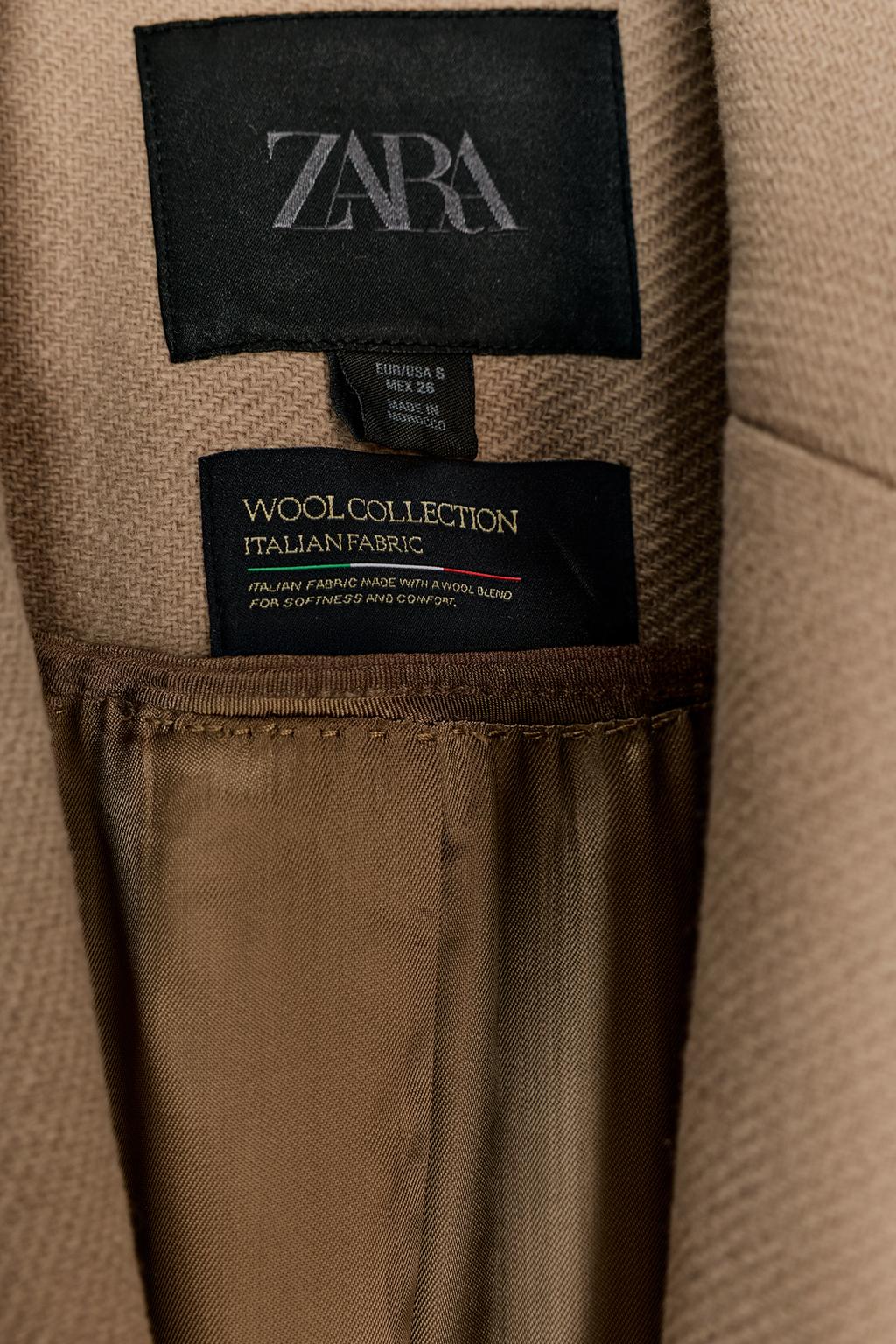 ПАЛЬТО ИЗ СМЕСОВОЙ ШЕРСТИ С ПОЯСОМ — ZW COLLECTION