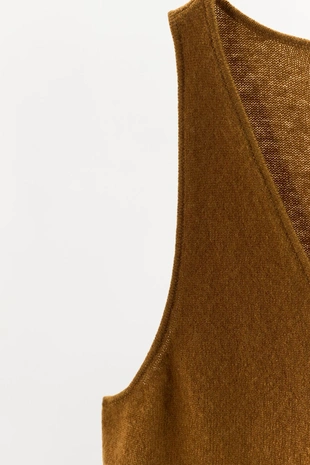 Топ из 100% шерсти на бретелях- Заказать в России