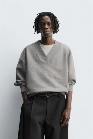 Купить Zara Толстовка свободного кроя