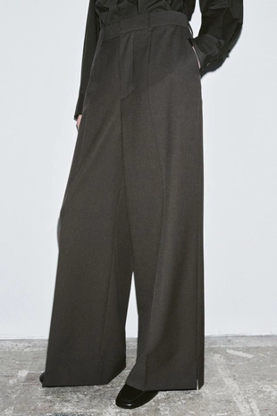 Купить Zara Широкие брюки — ZW COLLECTION