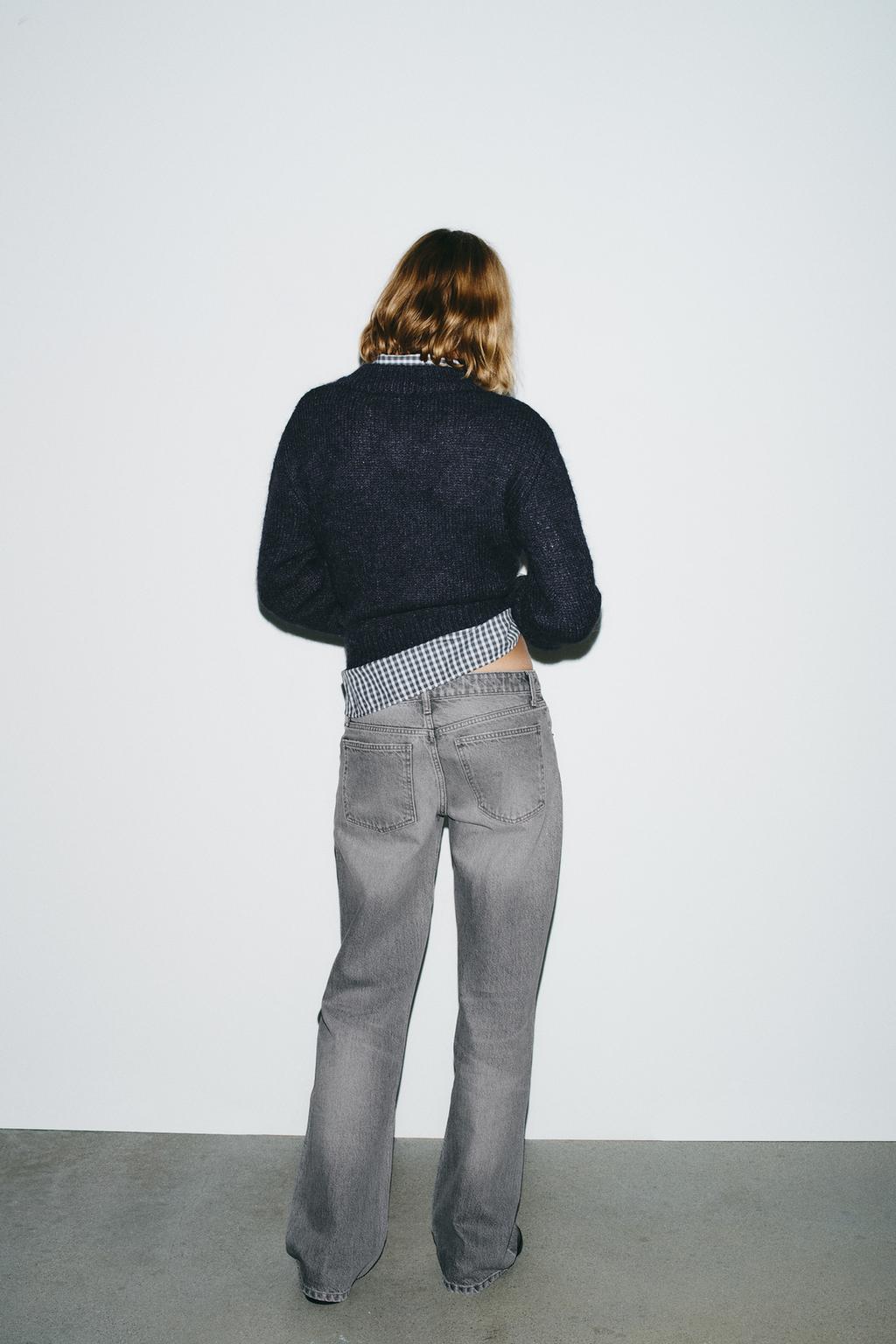 ДЖИНСЫ TRF WIDE-LEG С НИЗКОЙ ПОСАДКОЙ