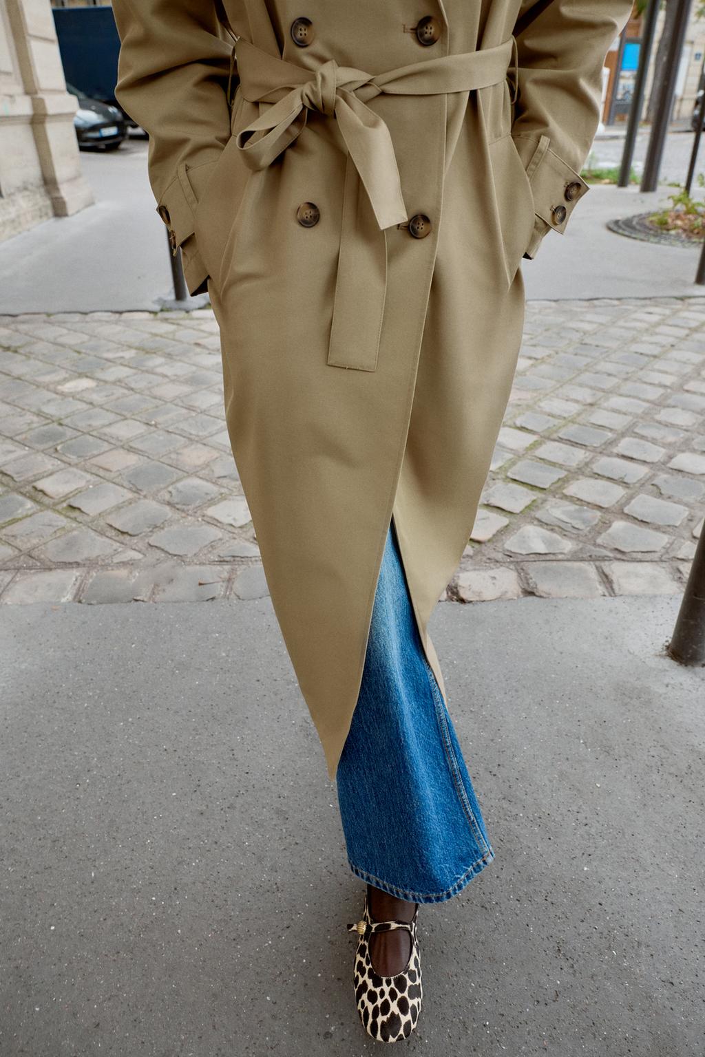 Туфли балетки из кожи с принтом