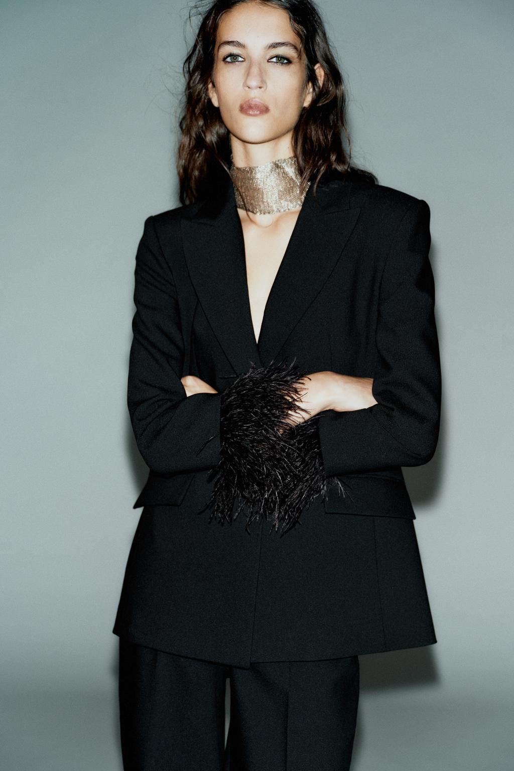 БРЮКИ ПРЯМОГО КРОЯ С ВЫСОКОЙ ПОСАДКОЙ