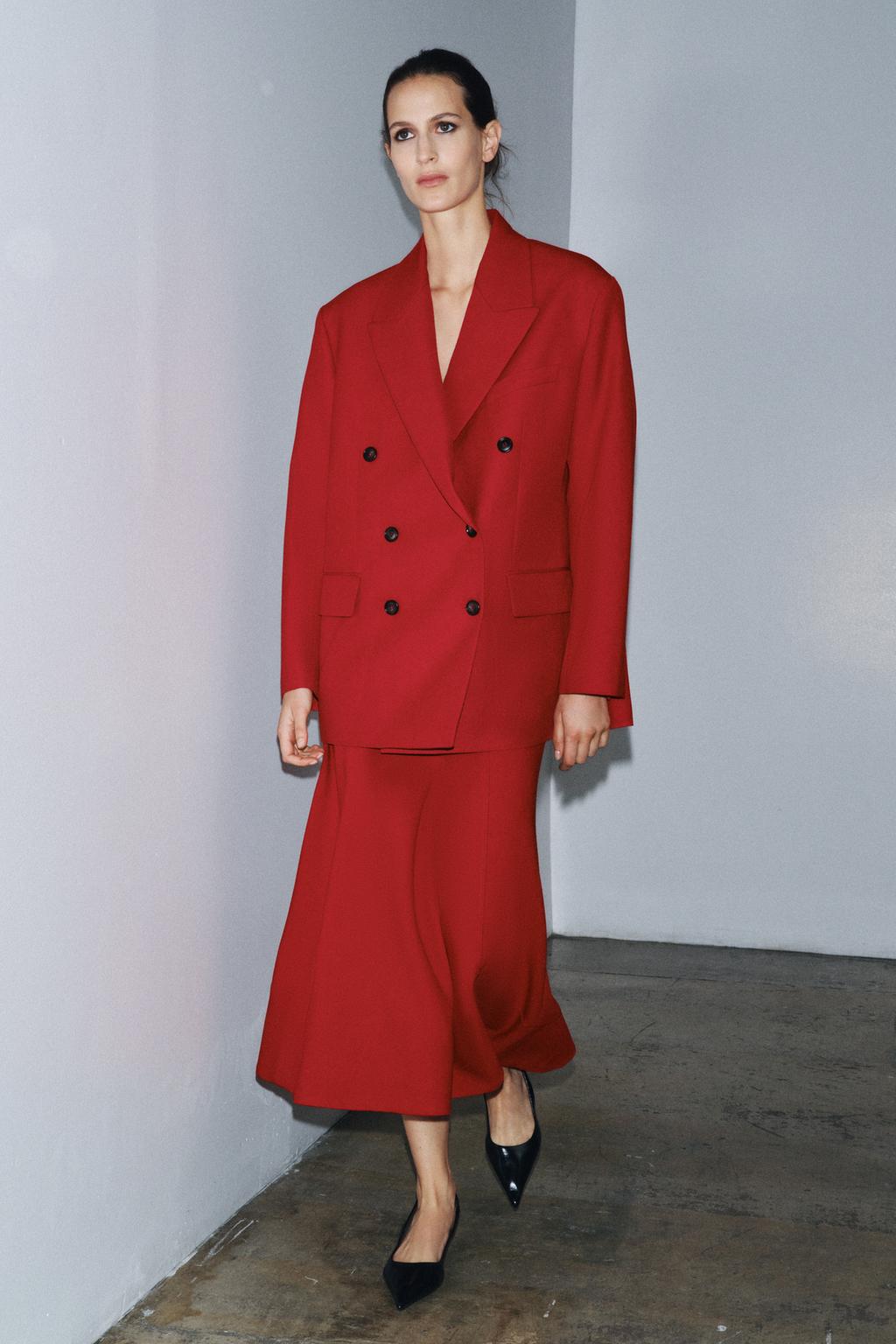 ДВУБОРТНЫЙ БЛЕЙЗЕР ПРЯМОГО КРОЯ — ZW COLLECTION