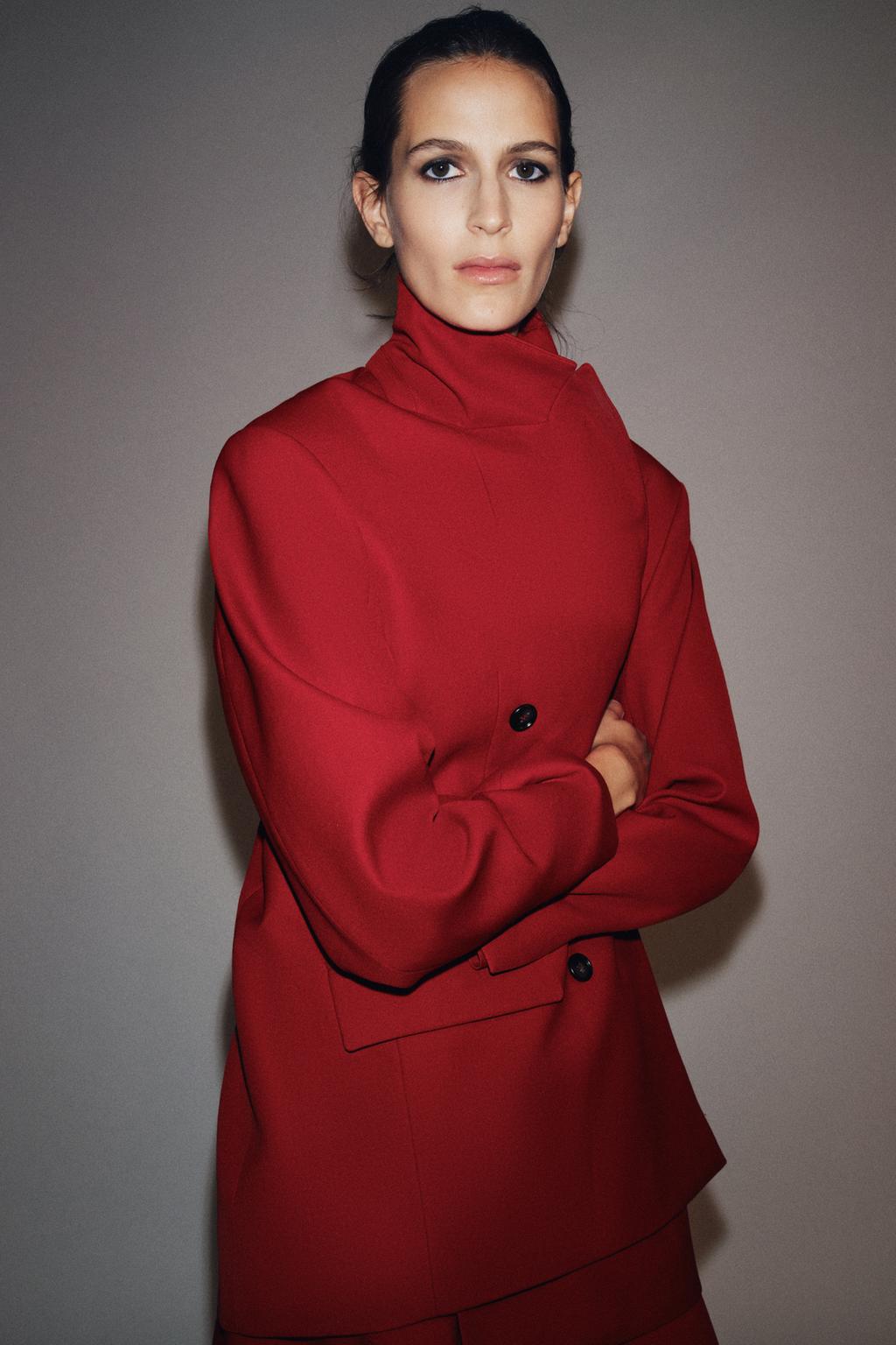 ДВУБОРТНЫЙ БЛЕЙЗЕР ПРЯМОГО КРОЯ — ZW COLLECTION