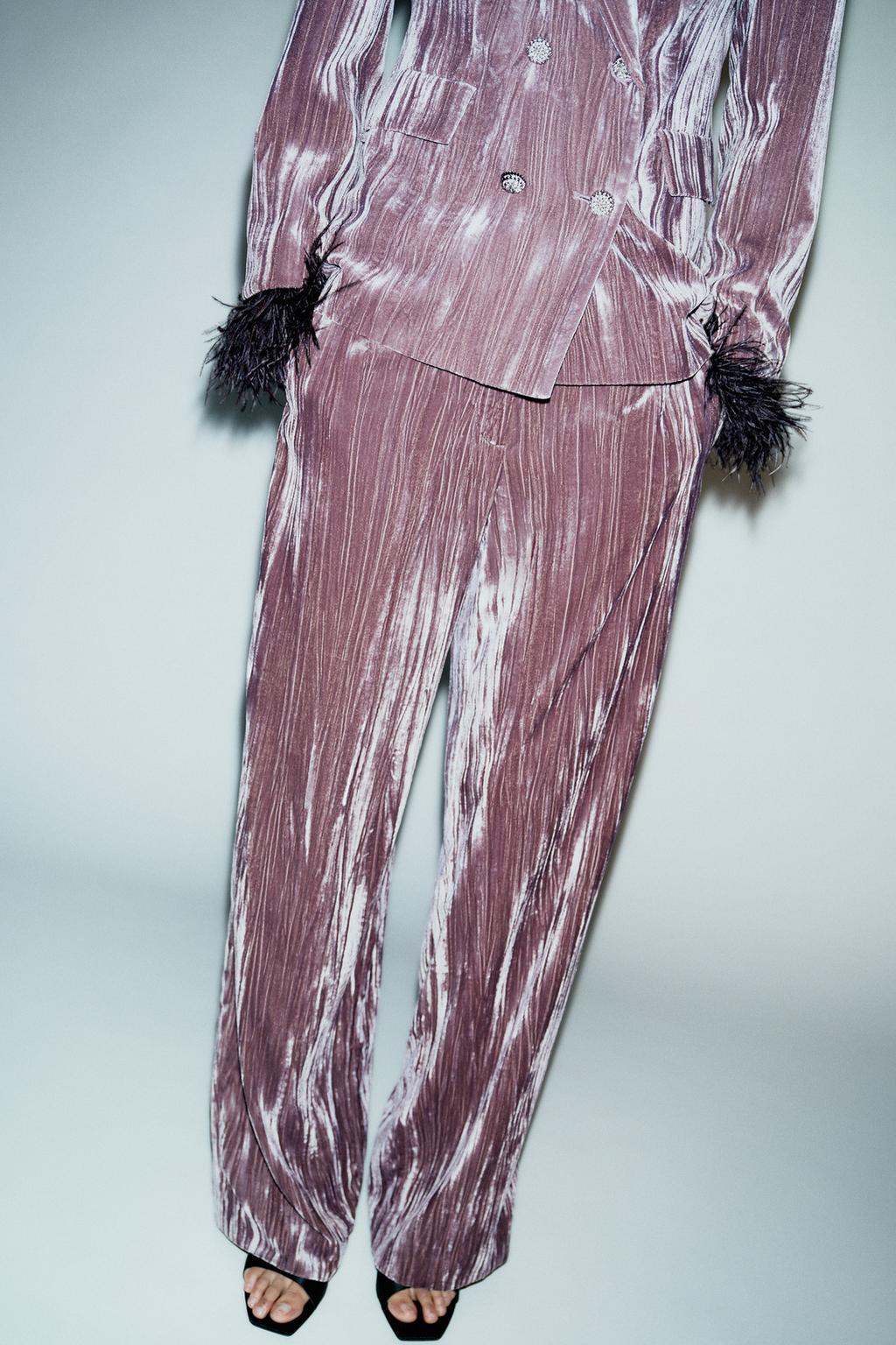 ШИРОКИЕ БРЮКИ ИЗ ВЕЛЬВЕТА