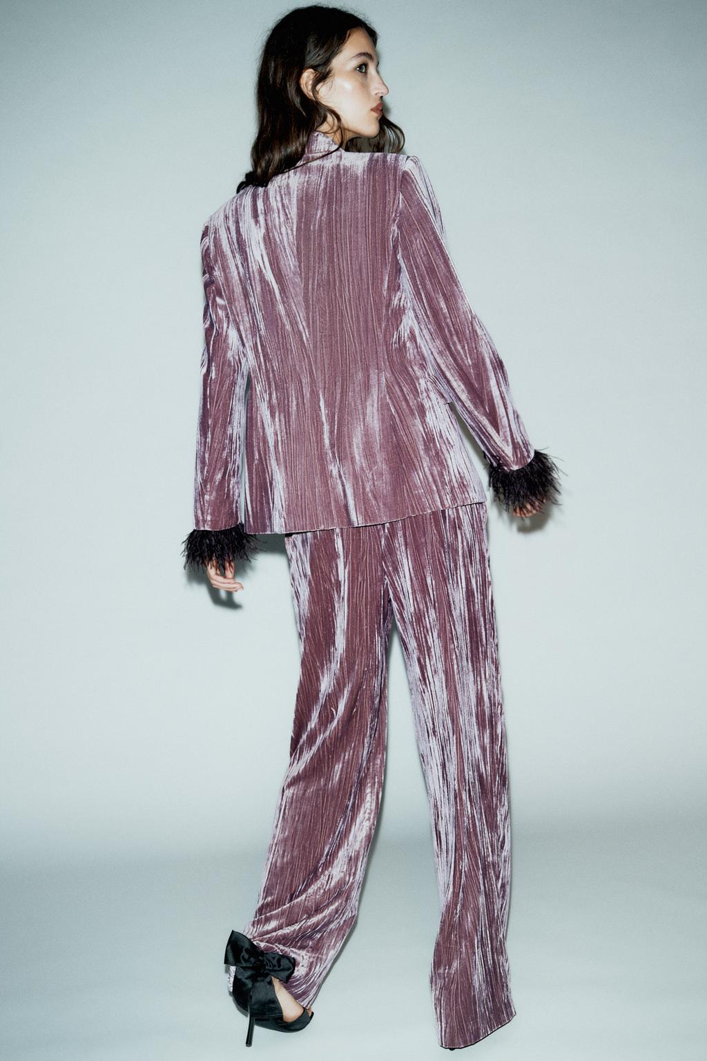 ШИРОКИЕ БРЮКИ ИЗ ВЕЛЬВЕТА