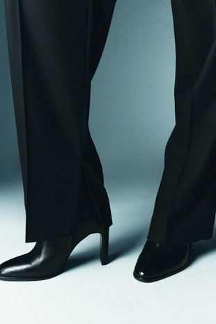 Брюки с защипами из шерсти — LIMITED EDITION- Заказать в России