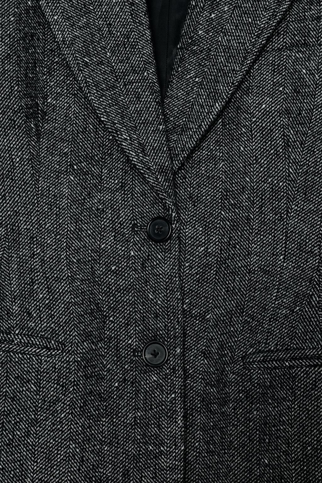 БЛЕЙЗЕР ИЗ СМЕСОВОЙ ШЕРСТИ С БАСКОЙ — ZW COLLECTION