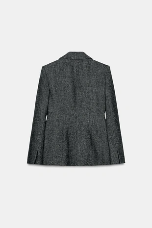 Блейзер из смесовой шерсти с баской — ZW COLLECTION- Заказать в России