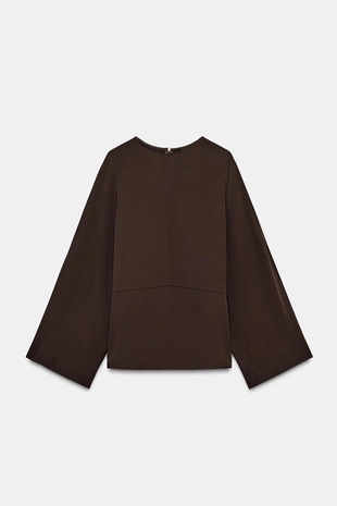 Купить Zara Блуза свободного кроя — ZW COLLECTION