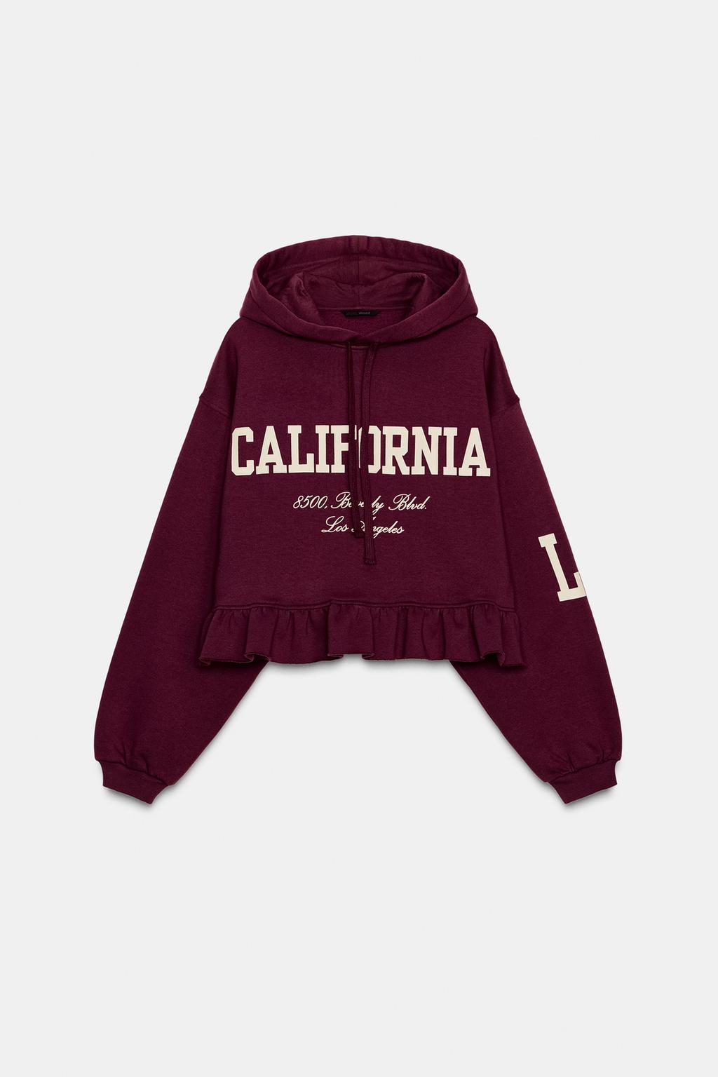 ТОЛСТОВКА В СТИЛЕ ПРЕППИ С ВОЛАНАМИ