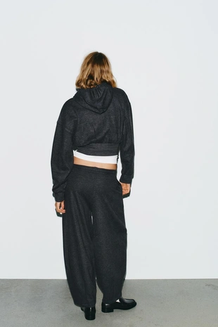 Брюки BALLOON в рубчик- Заказать в России