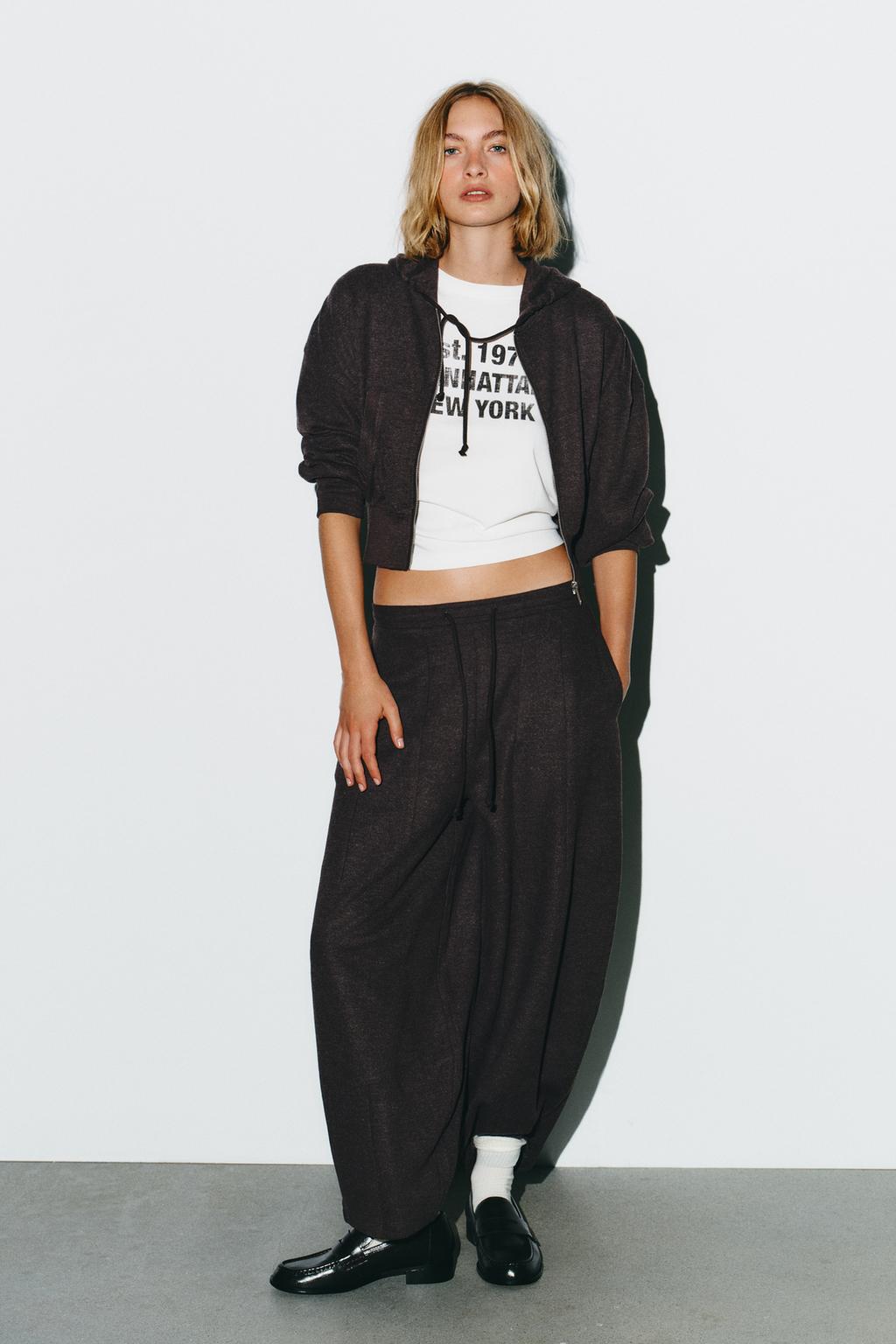 БРЮКИ BALLOON В РУБЧИК