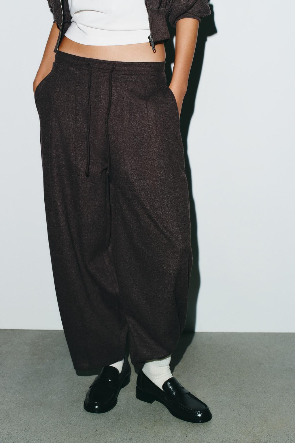 БРЮКИ BALLOON В РУБЧИК