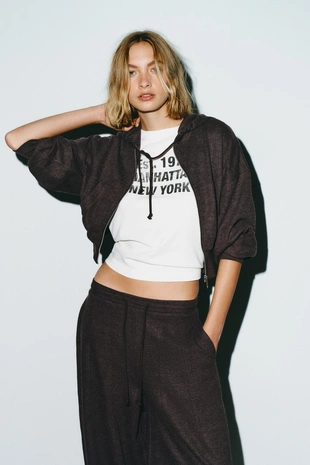 Брюки BALLOON в рубчик