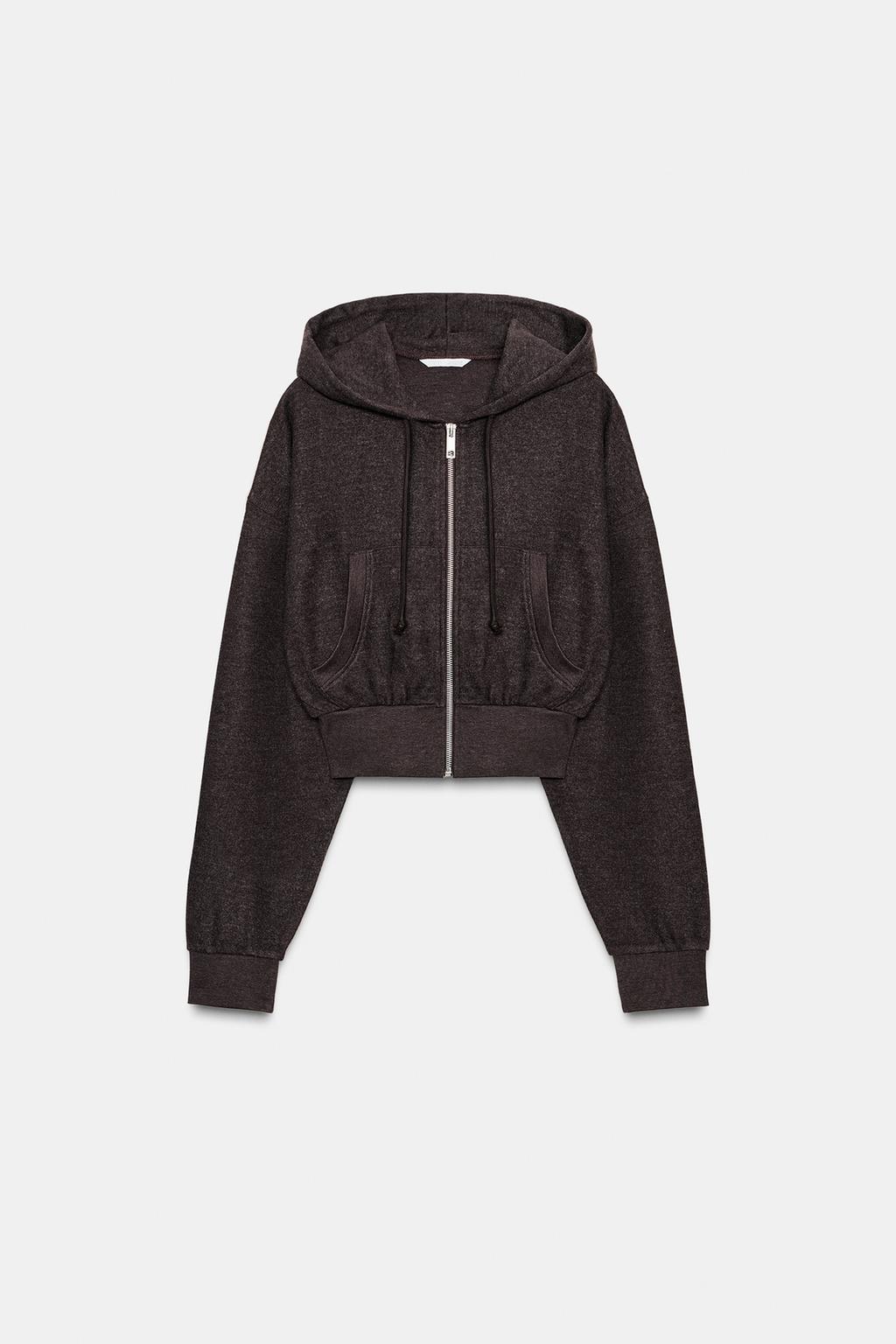 УКОРОЧЕННОЕ ХУДИ С КАПЮШОНОМ