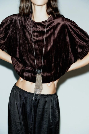 Бархатный топ-баллон- Заказать в России