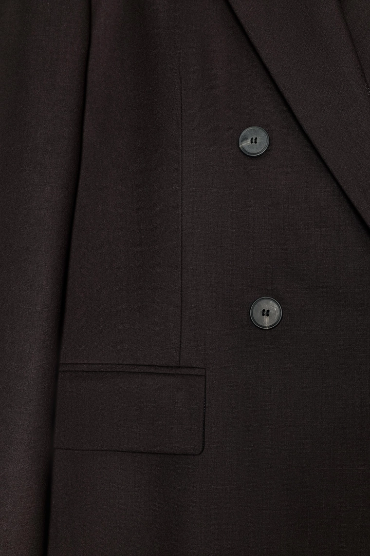 Оверсайз блейзер с двубортной застежкой