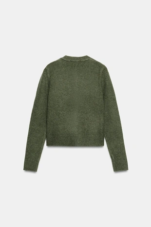 Кардиган с круглыми пуговицами- Заказать в России