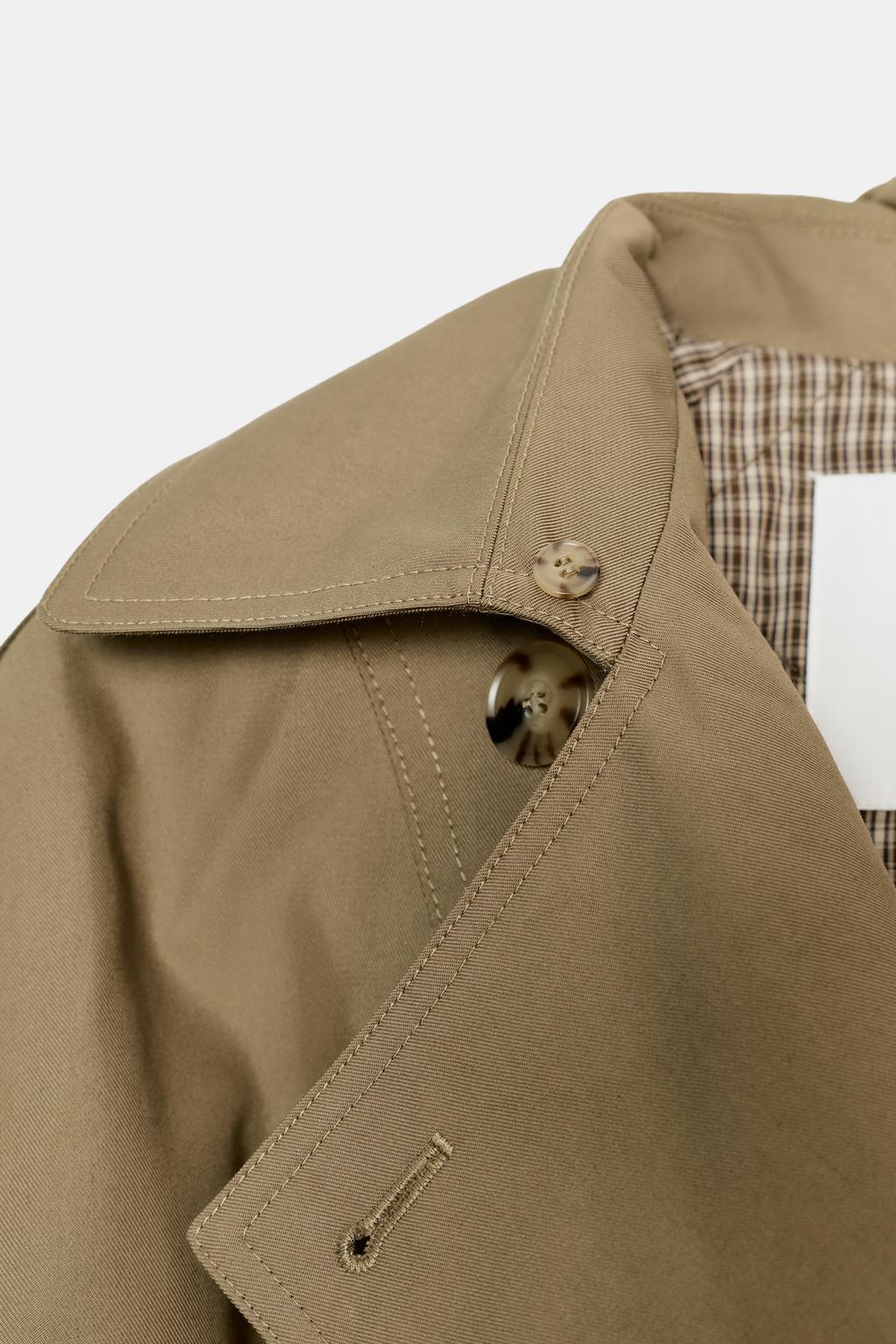 СТЕГАНОЕ ПАЛЬТО С ВОРОТНИКОМ ИЗ ИСКУССТВЕННОГО МЕХА — ZW COLLECTION