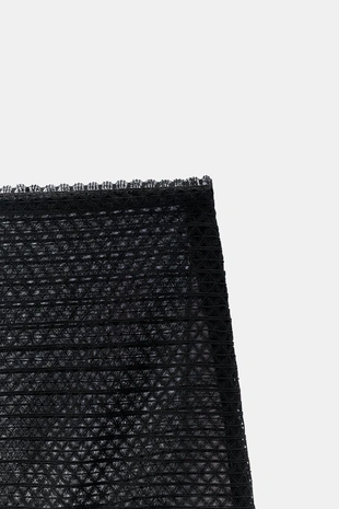 Комбинированная юбка из кружева и тюля- Заказать в России