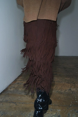 Юбка-карандаш с бахромой — ZW COLLECTION- Заказать в России