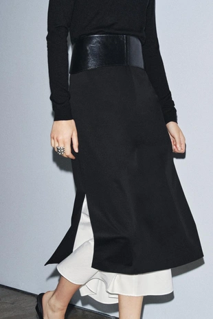 Купить Zara Комбинированная юбка — ZW COLLECTION