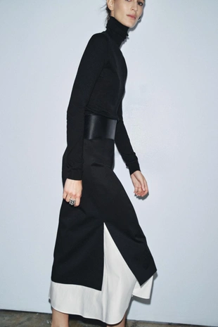 Комбинированная юбка — ZW COLLECTION- Заказать в России