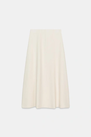 Длинная юбка из мягкой ткани- Заказать в России