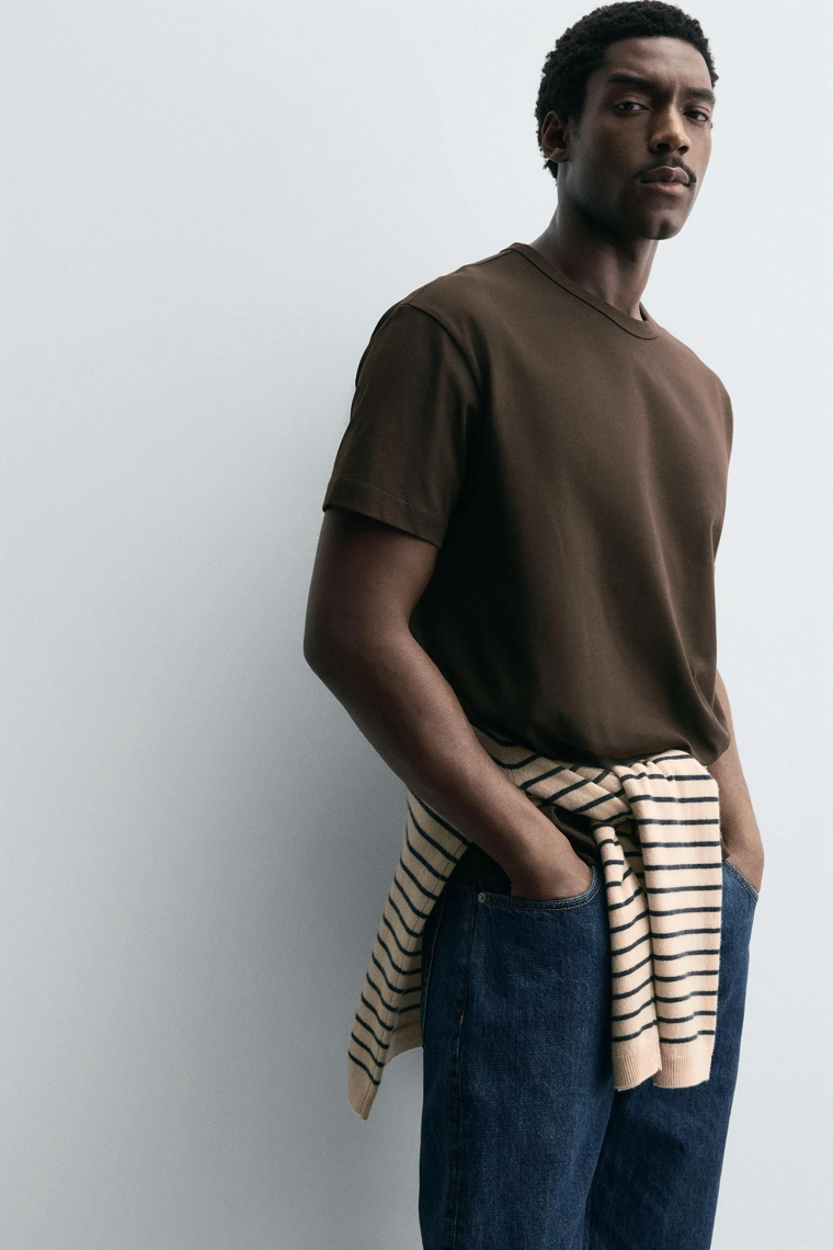 Футболка тяжелого веса с привязкой