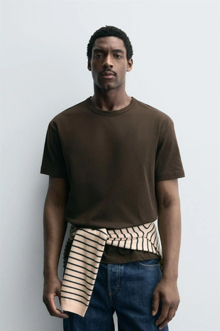 Базовая футболка HEAVYWEIGHT с отделкой рубчиком