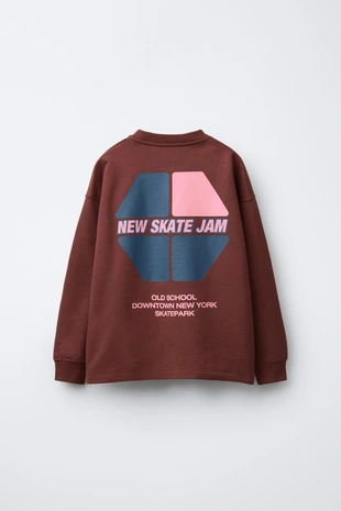 Купить Zara Футболка с рельефным текстом