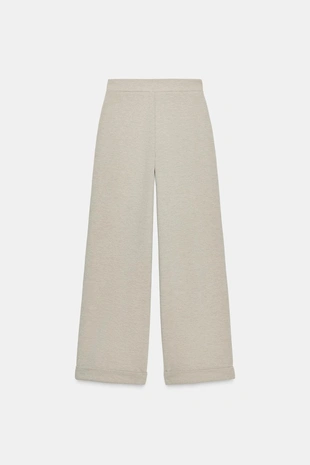 Широкие брюки из саржи- Заказать в России