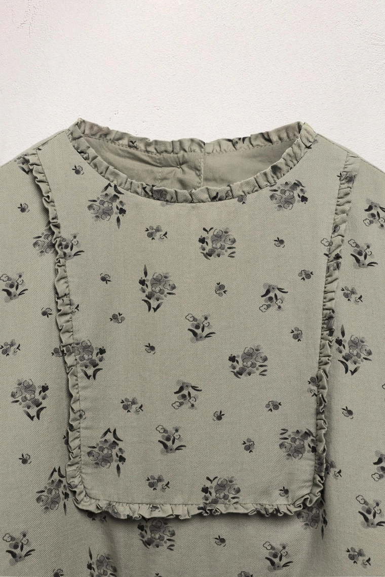 Платье с оборками с принтом, ограниченное издание 6-10 лет