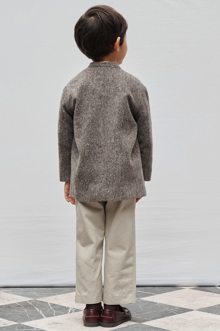 Пальто лимитированной серии из шерстяной смеси (6-10 лет)