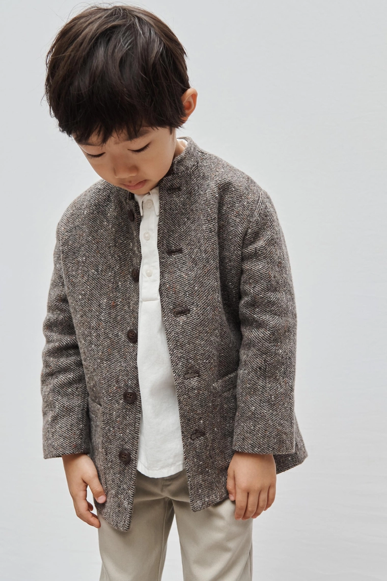 Пальто лимитированной серии из шерстяной смеси (6-10 лет)