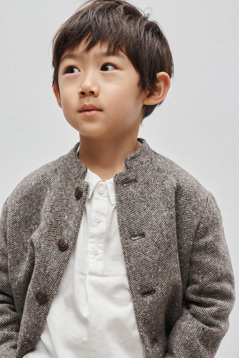 Пальто лимитированной серии из шерстяной смеси (6-10 лет)