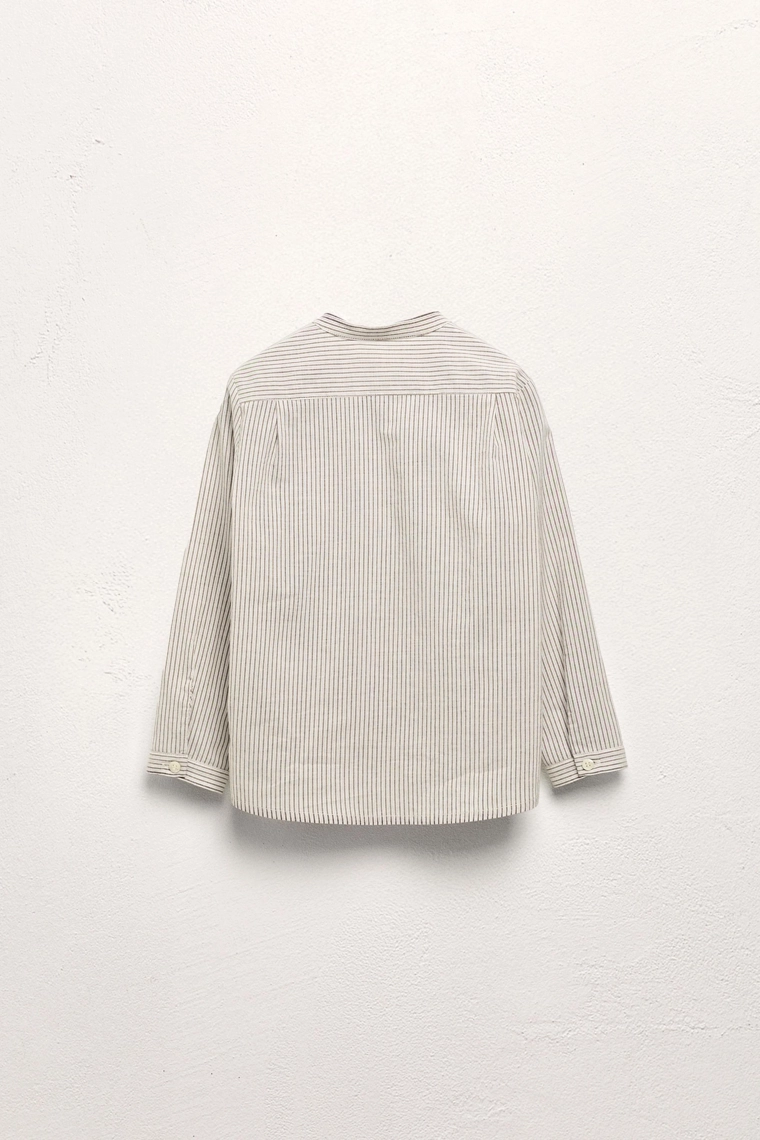 Рубашка в полоску на стойке - лимитированная серия (2-5 лет)