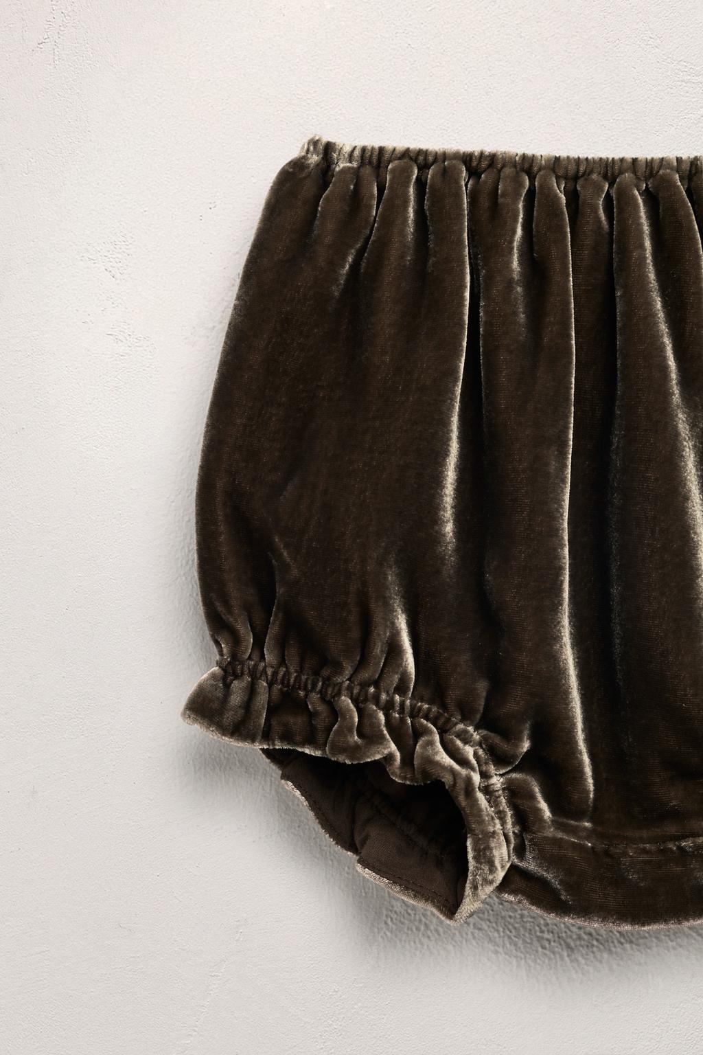 Комбинезон из вельвета и шелка limited edition