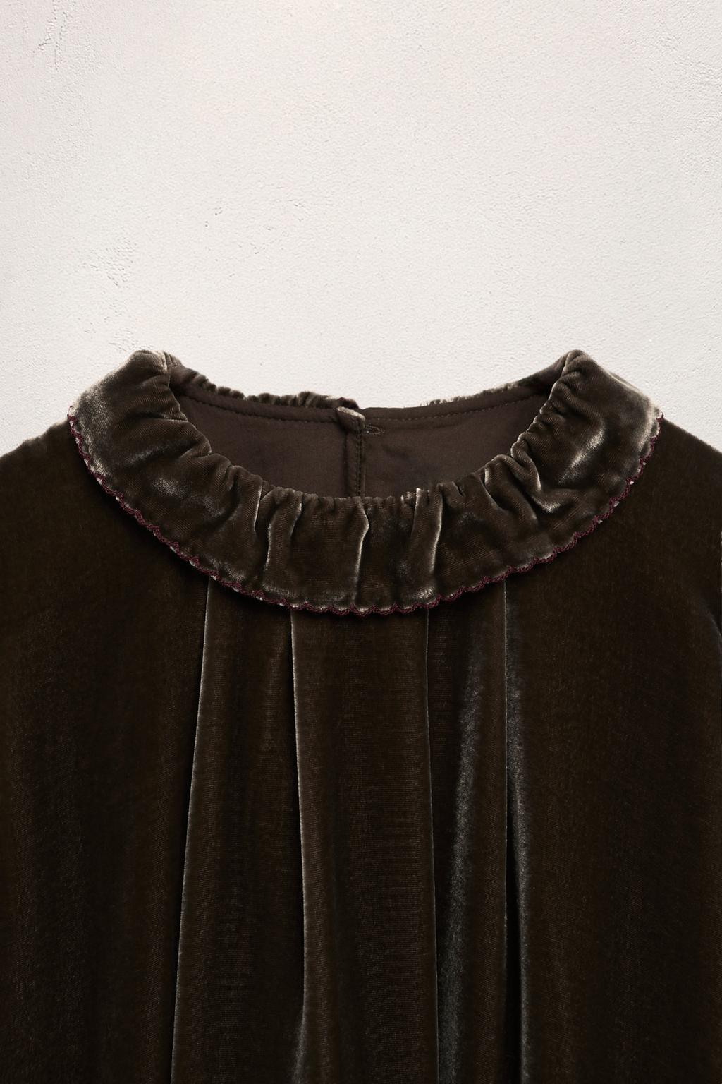 Платье из вельвета с шелком, ограниченная коллекция, 6-10 лет