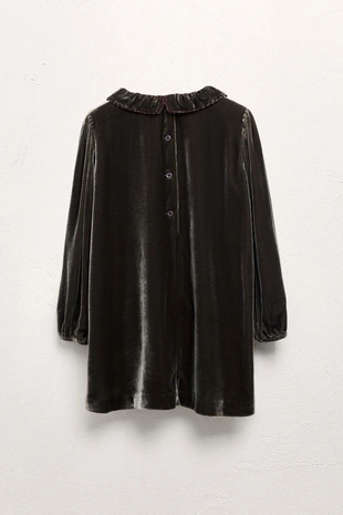 Купить Zara Платье из вельвета с шелком, ограниченная коллекция, 6-10 лет