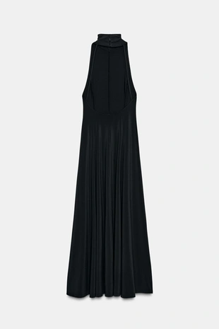 Длинное платье с открытой спиной- Заказать в России