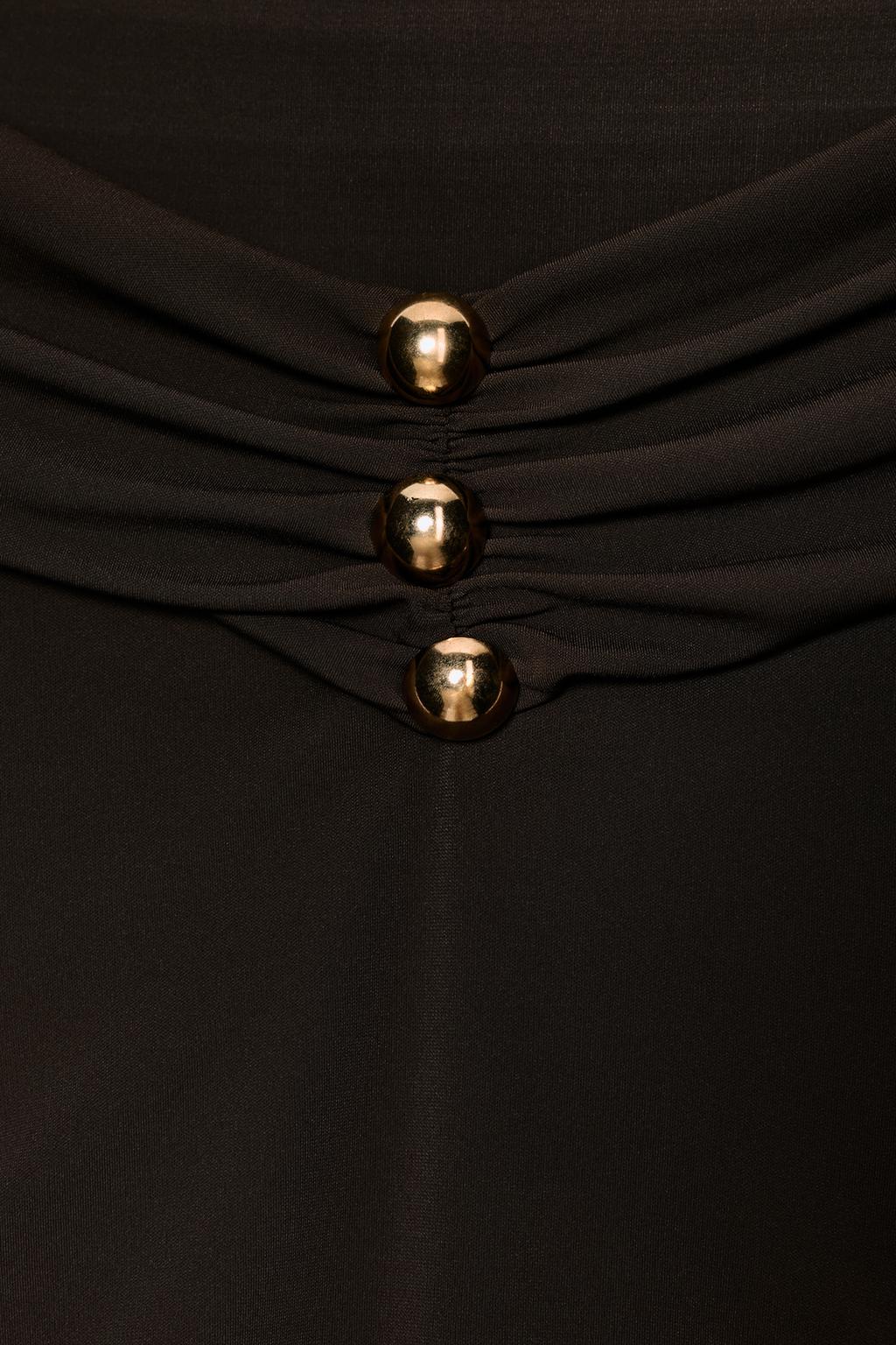 ДЛИННОЕ ПЛАТЬЕ СО СБОРКАМИ