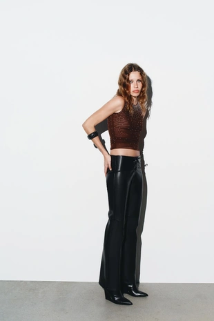 Топ с блестками