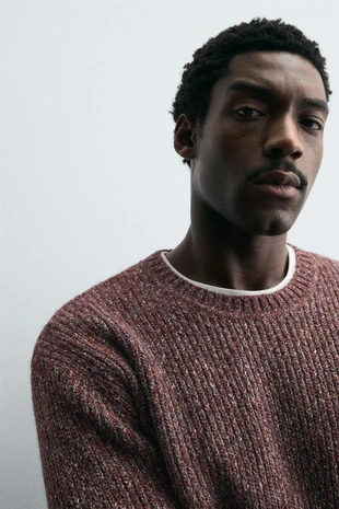 Жемчужный вязаный джемпер- Заказать в России