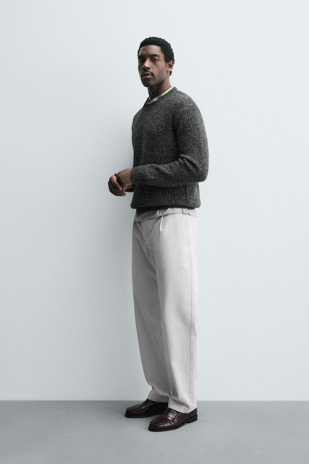 ЖЕМЧУЖНЫЙ ВЯЗАНЫЙ ДЖЕМПЕР