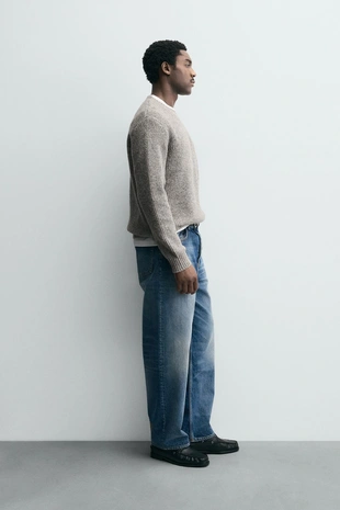 Жемчужный вязаный джемпер